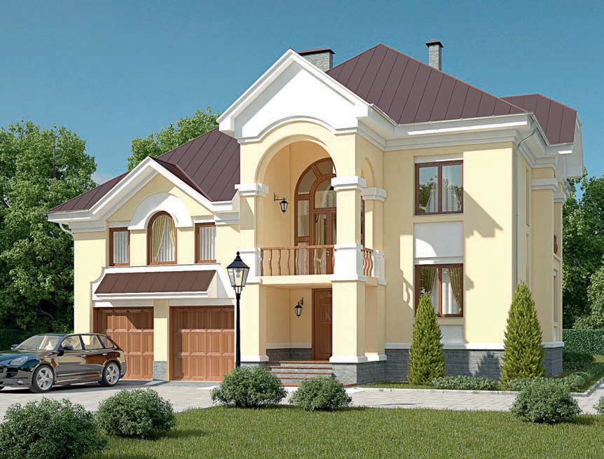 проект дома из газобетона AS-663 строительство под ключ за 3 830 000 рублей